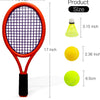 Raqueta de tenis para niños, Raqueta de tenis de plástico de 17 pulgadas con 2 pelotas