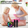 Mini máquina de karaoke, altavoz portátil Bluetooth Karaoke con 2 micrófonos