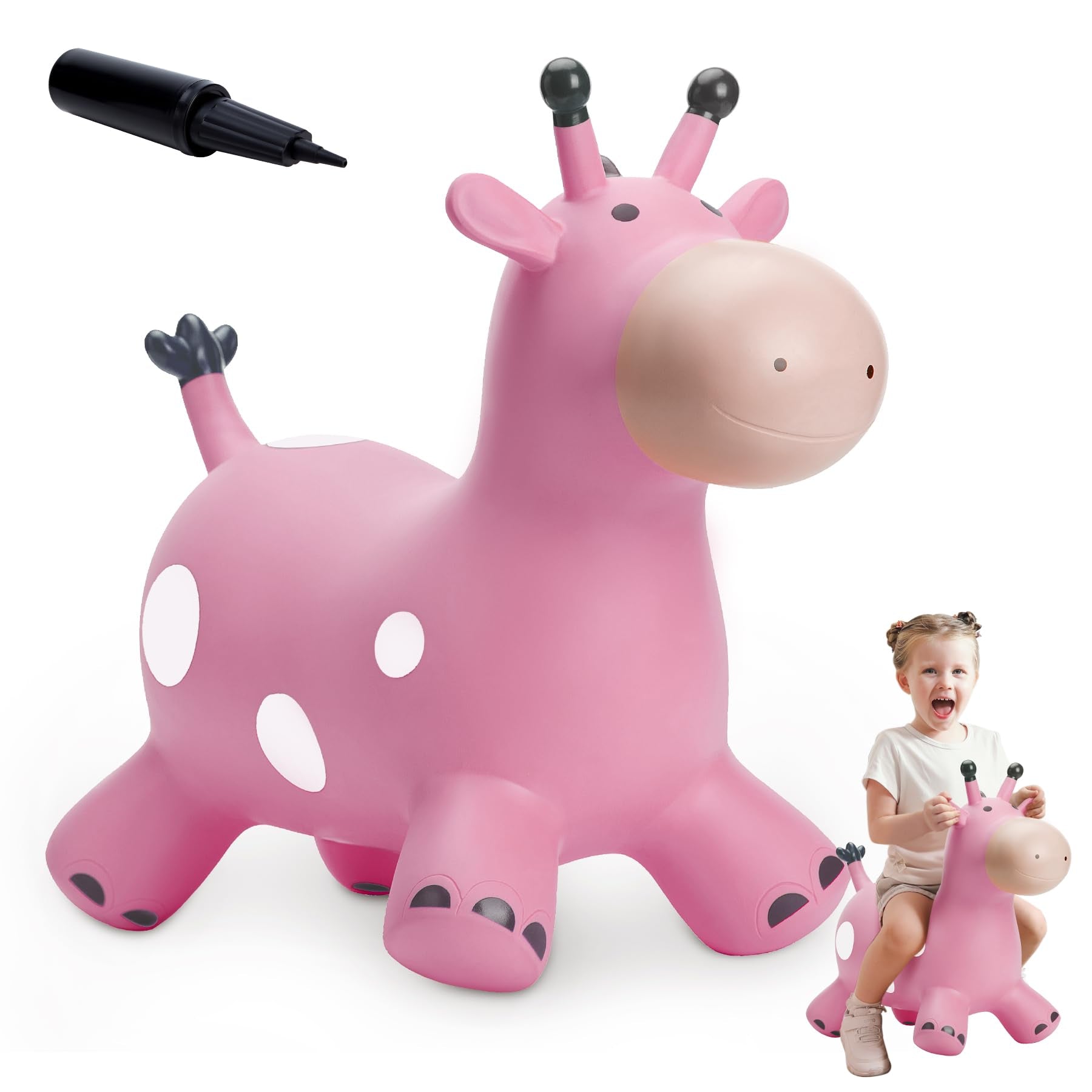 Hopping bouncy Animales-Inflables de Caballo Saltar-Saltar