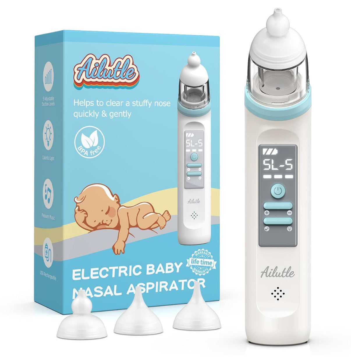 Aspirador nasal para bebé