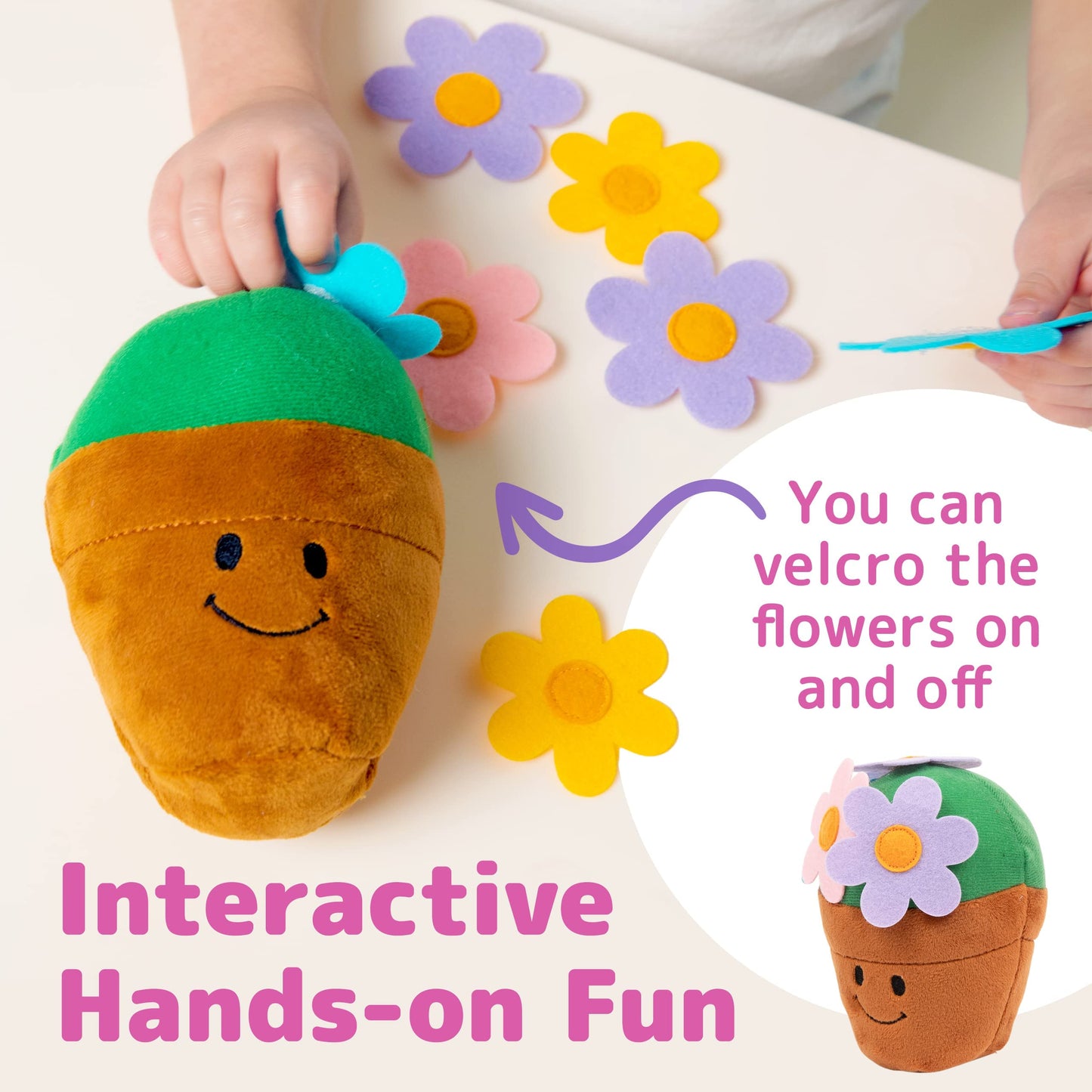 Huevo de Pascua de peluche con accesorios de juguete