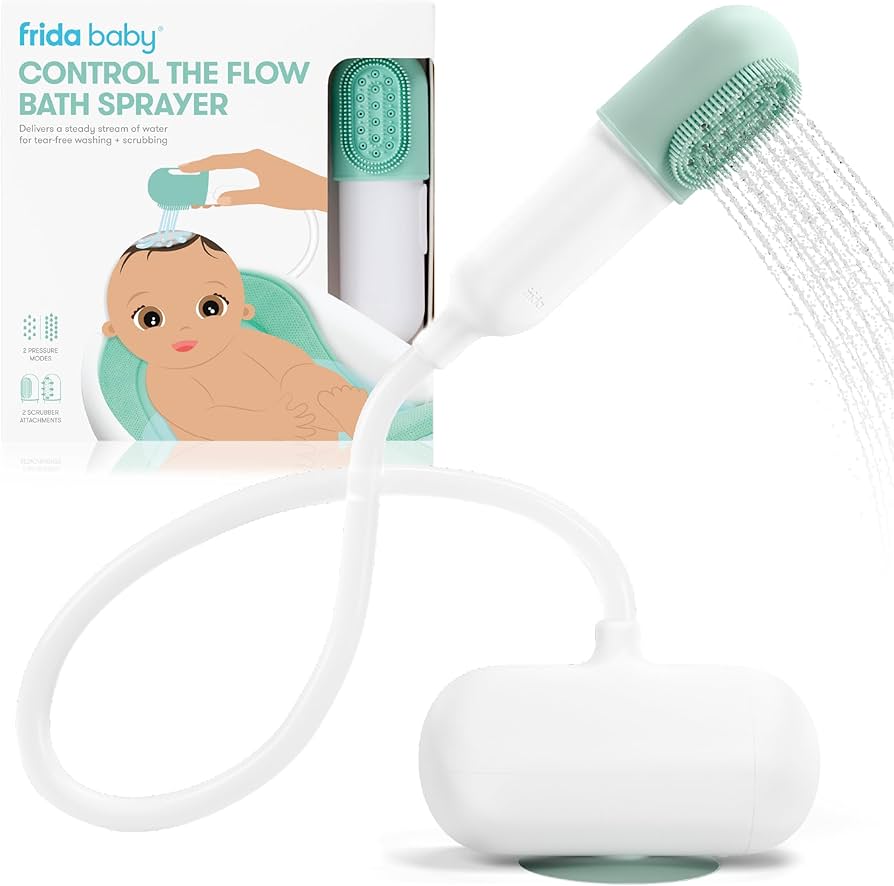 Frida Baby Control The Flow - Accesorio rociador para bañera de bebé