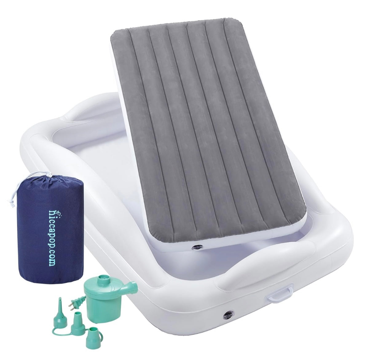 Cama de viaje inflable para niños pequeños hiccapop