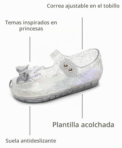 Sandalias de gelatina para niñas, talla 12usa