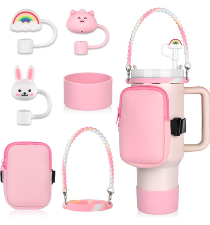 Funda con pajita para accesorios de la Copa Stanley