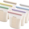 7 bolsas de almacenamiento de leche materna de silicona reutilizables