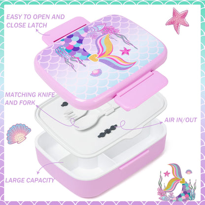 Fiambrera Bento de Sirena para Niños