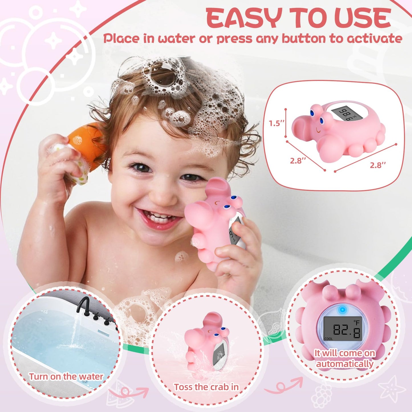 Termómetro de baño para bebé