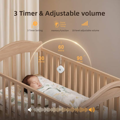 Máquina de sonido portátil para bebés, 21, temporizador de apagado automático