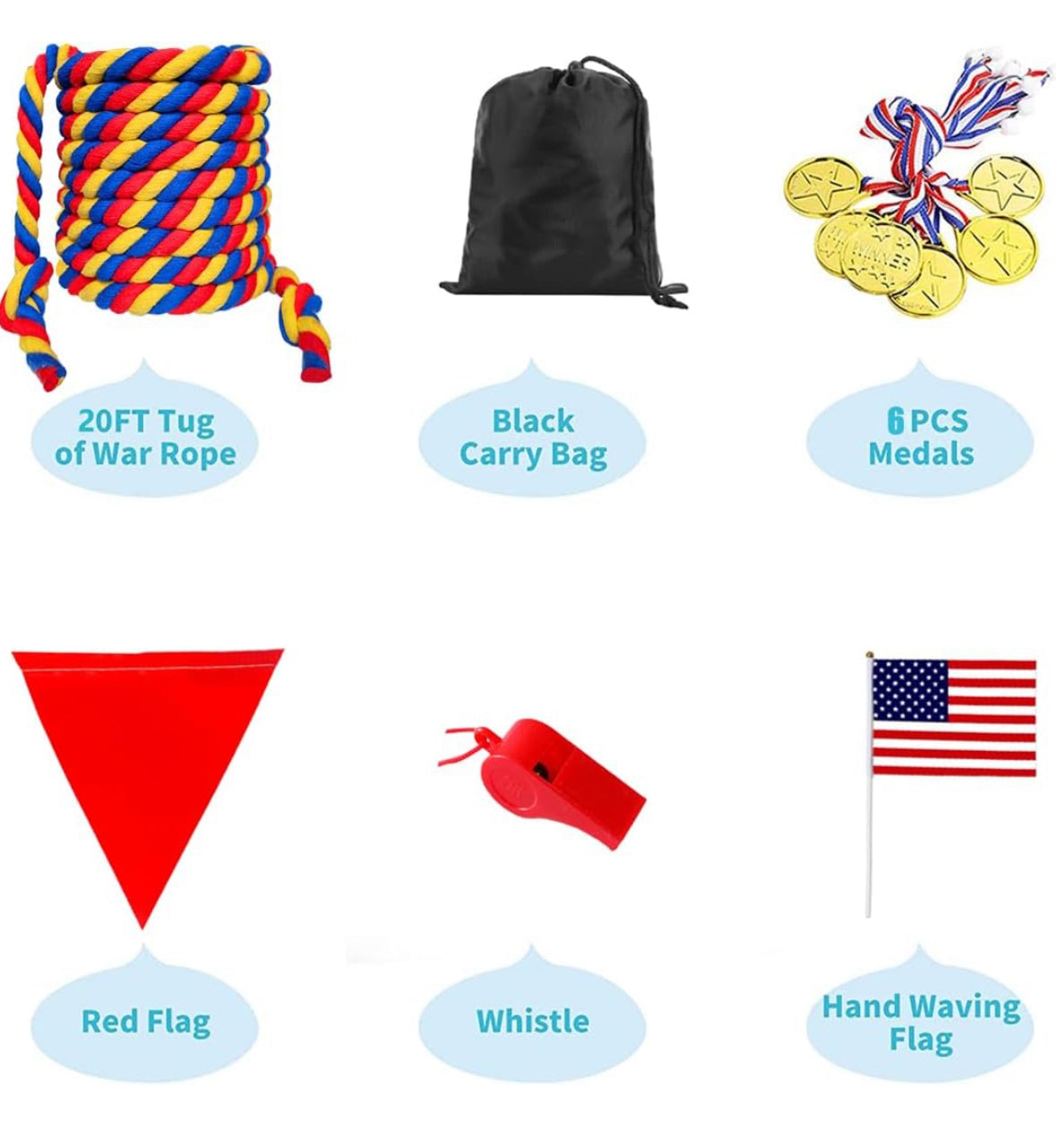 Cuerda de tira y afloja para niños y adultos