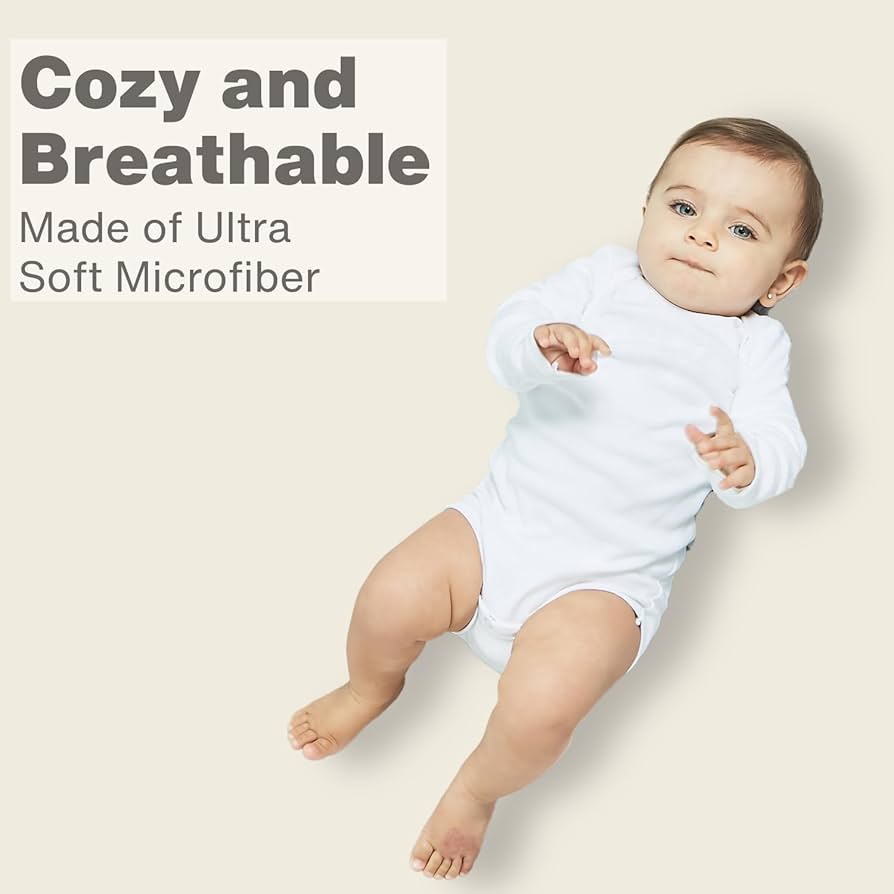 Sábanas ajustables para cuna, 100 % microfibra suave y transpirable