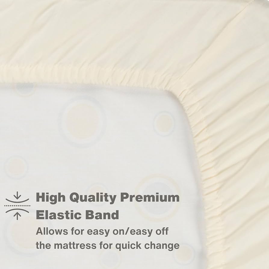 Sábanas ajustables para cuna, 100 % microfibra suave y transpirable