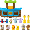 Fisher-Price Little People - Juego de arca de Noé con 12 animales y figura de Noé