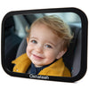 Espejo de automóvil de bebé inastillable para viajes seguros, rotación 360