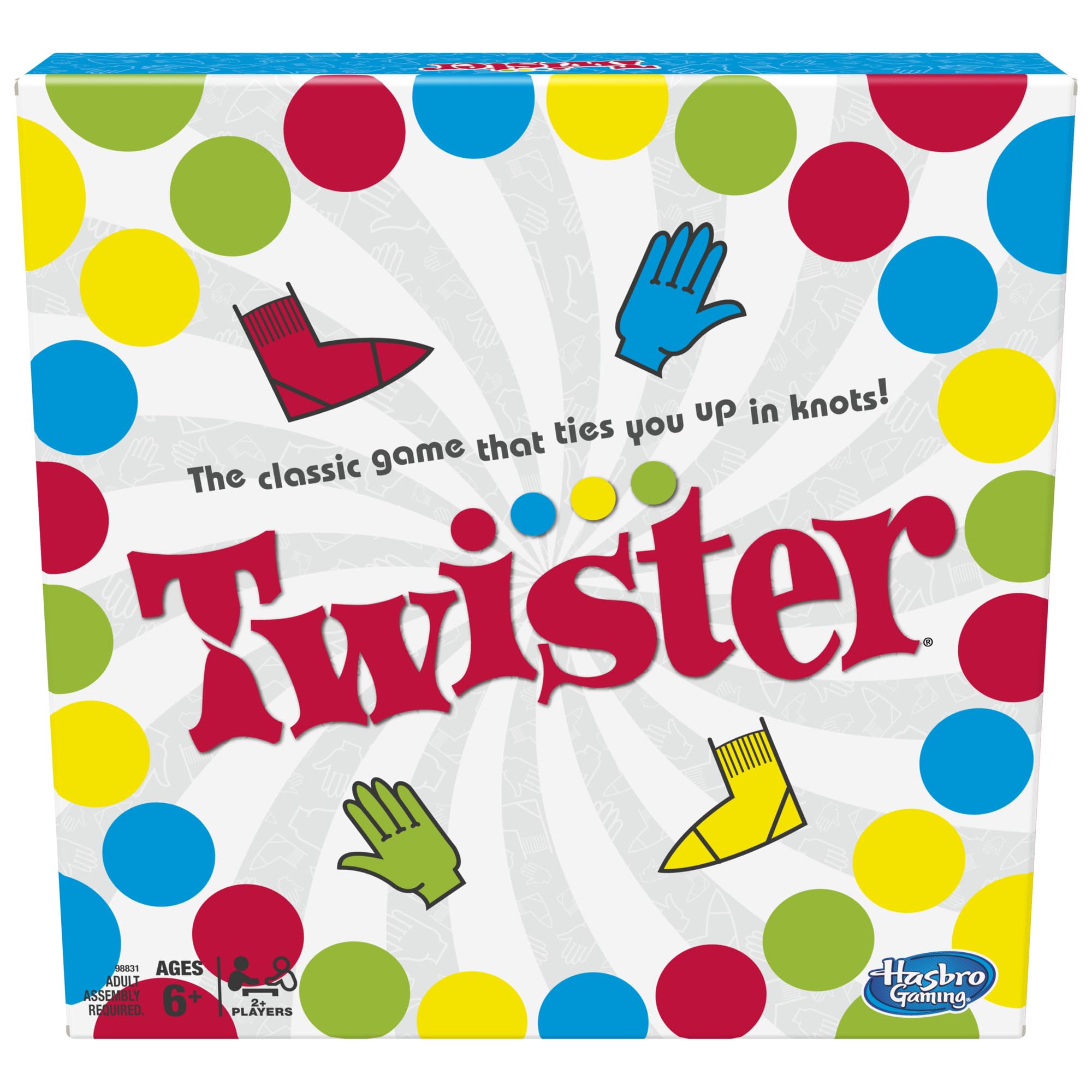 Hasbro Twister Party Classic Juego de mesa para 2
