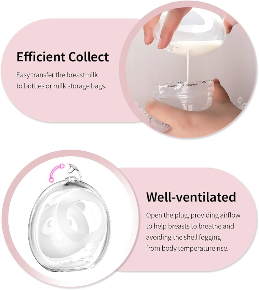 Recipientes de leche de silicona portátiles, incluye 20 bolsas de leche materna