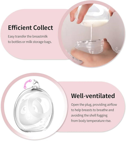 Recipientes de leche de silicona portátiles, incluye 20 bolsas de leche materna