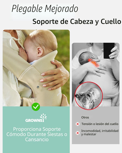 Portabebés GROWNSY para recién nacido y niño pequeño, 0-24 meses