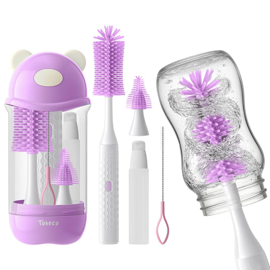 Juego de limpiador eléctrico de cepillos para botellas