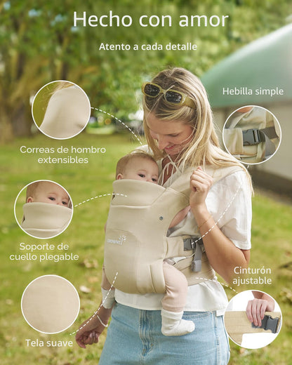 Portabebés GROWNSY para recién nacido y niño pequeño, 0-24 meses