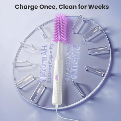 Juego de limpiador eléctrico de cepillos para botellas