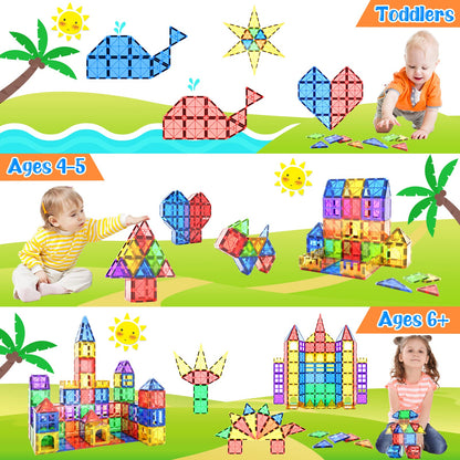 Coodoo-juguetes magnéticos para azulejos, 40 piezas