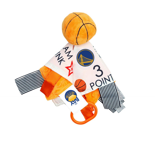 The Learning Lovey Goldenstate Warriors Baby Tag Toy - Baloncesto de la NBA