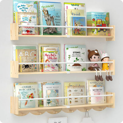 Estantes flotantes para libros de 34 pulgadas