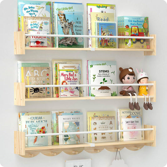 Estantes flotantes para libros de 34 pulgadas