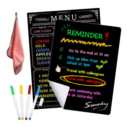 Pizarra autoadhesiva extraíble de 16 x 12 pulgadas