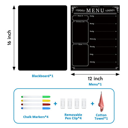 Pizarra autoadhesiva extraíble de 16 x 12 pulgadas