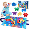 Juego de pesca Montessori para niños de 1 a 3 años