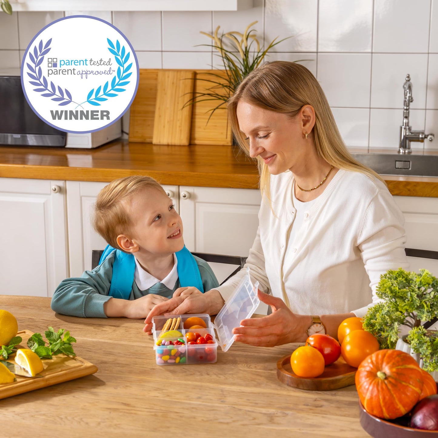 Juego de 2 recipientes para aperitivos