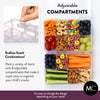 Juego de 2 recipientes para aperitivos