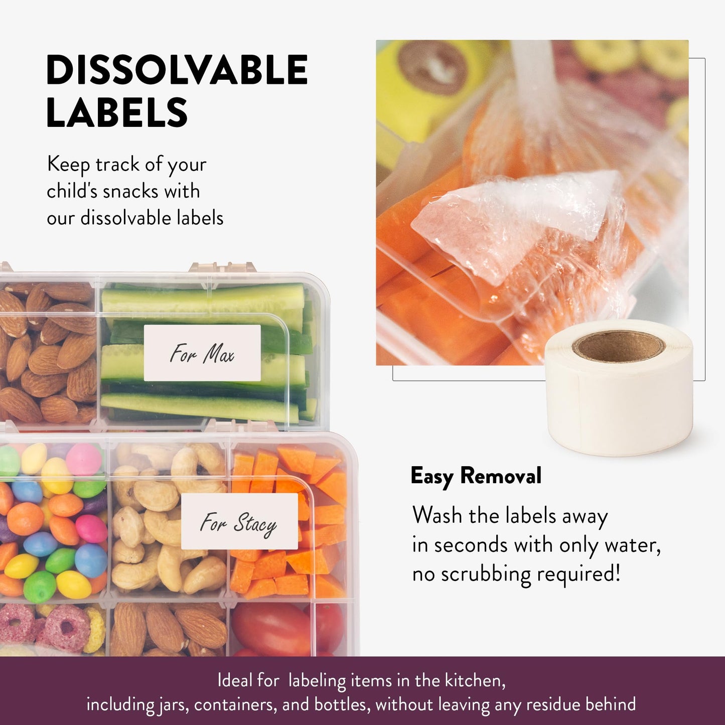 Juego de 2 recipientes para aperitivos