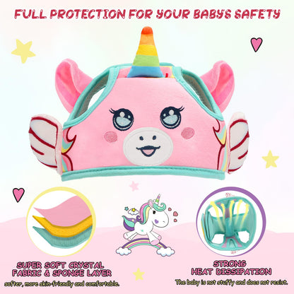 Casco Protector de Cabeza de Bebé para Gatear o Caminar - Sin Golpes