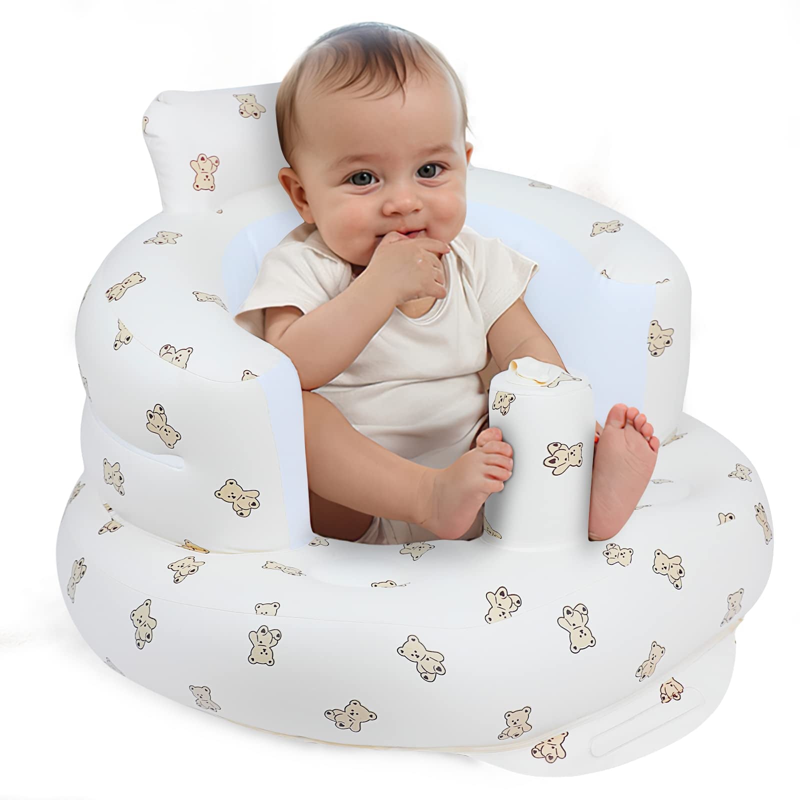 Asiento inflable para bebés de 3 meses en adelante