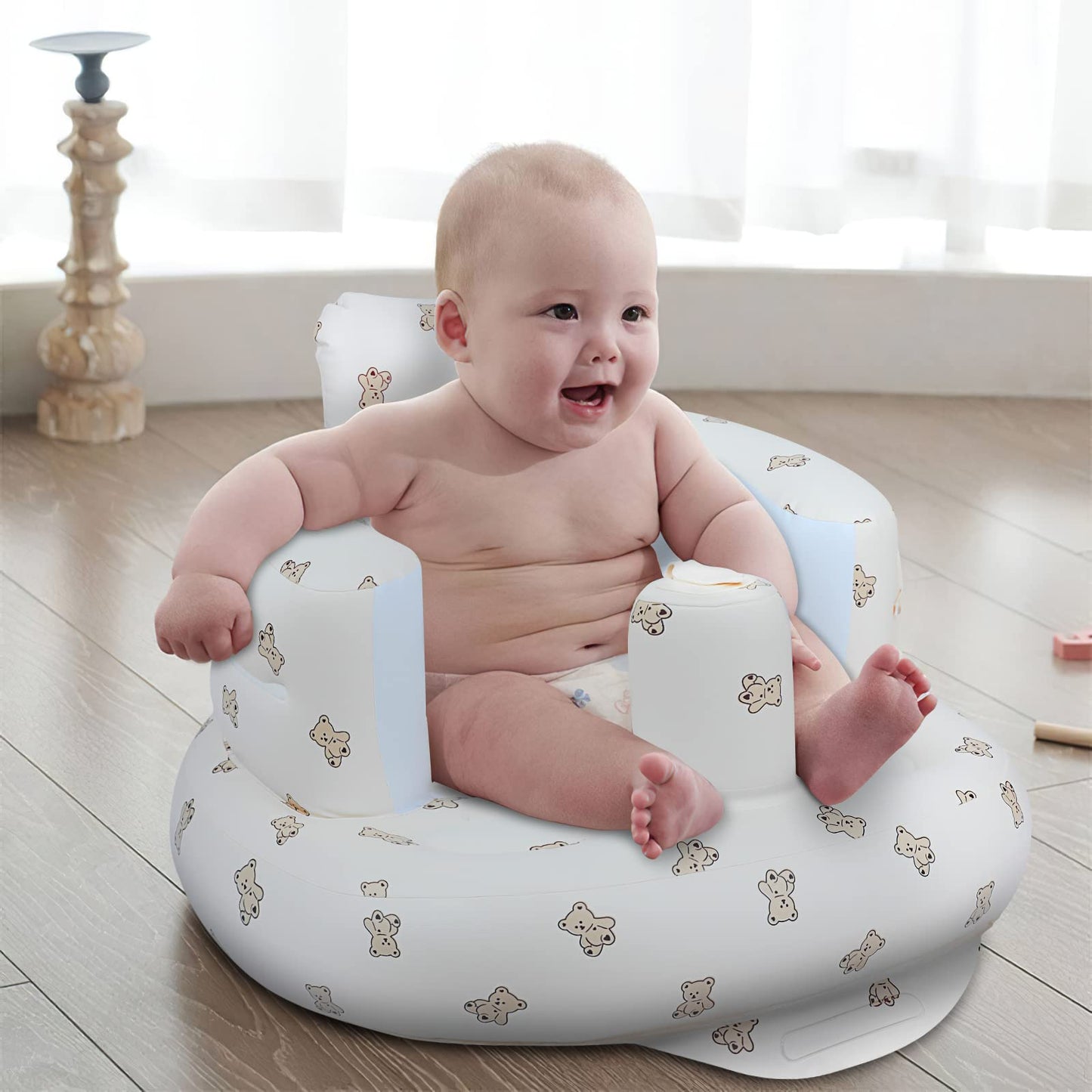 Asiento inflable para bebés de 3 meses en adelante