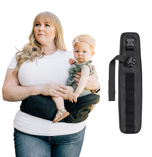 TushBaby - Portabebés con asiento a la cadera, certificado seguridad, ganador premio Mom's Choice