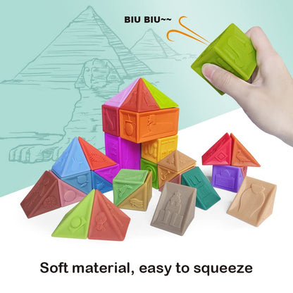 Bloques de construcción Soft Pyramid Adventure 31 piezas para niños pequeños