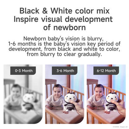 TUMAMA Juguetes de bebé blanco y negro