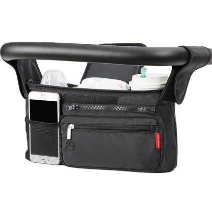 Organizador universal para cochecito de bebé con portavasos