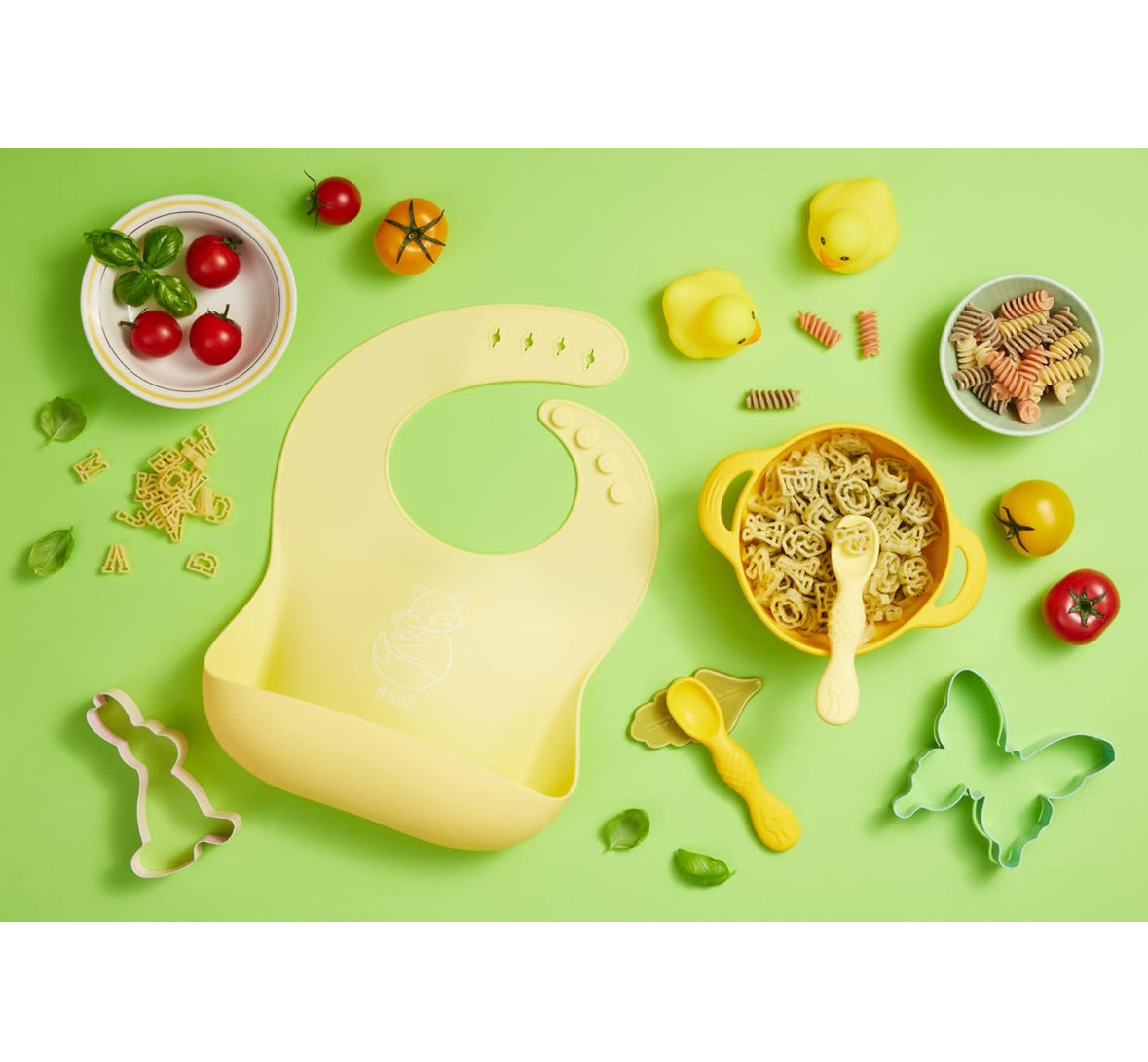 Set de alimentación para bebés BNU Premium: sin BPA, sin PVC, no tóxico