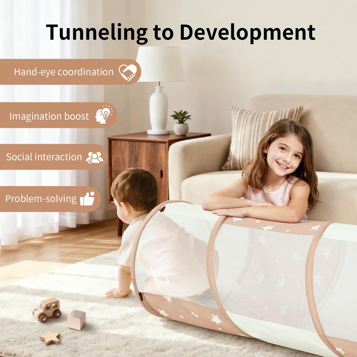 Túnel de Gateo para Niños