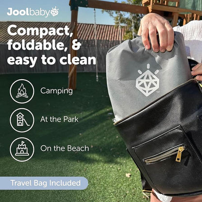 Jool - Silla portátil de entrenamiento para ir al baño con bolsa de viaje y 30 forros