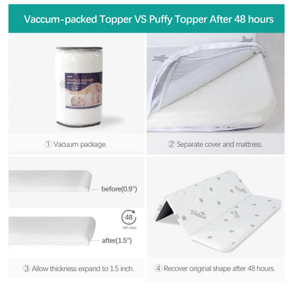 Colchón Biloban para encierro 36"x36"x2"