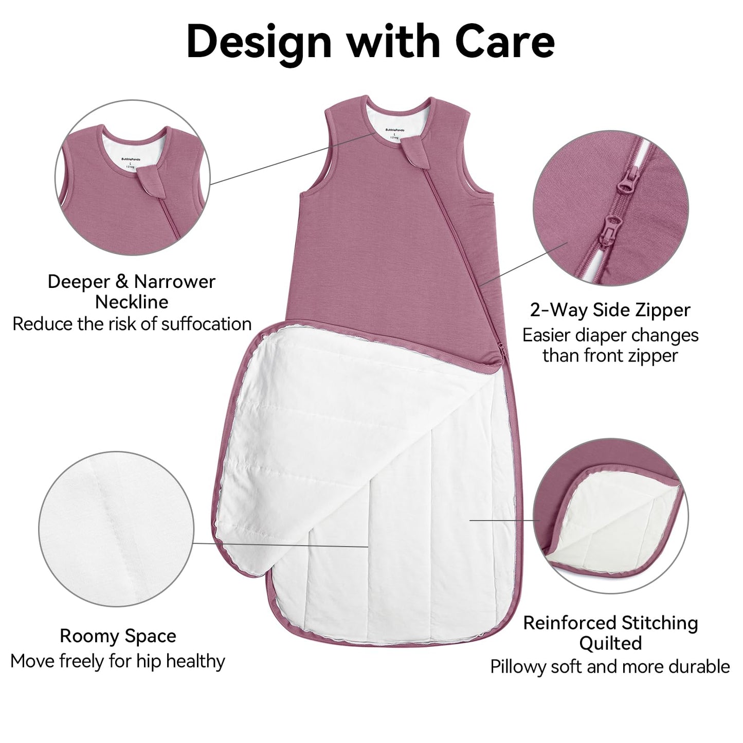 BubblePanda Modal Saco de Dormir 12-18 Meses 1.0 Tog L