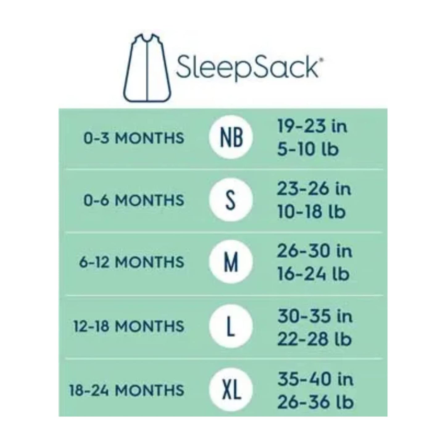 HALO SleepSack, Manta de vestir 100% de algodón TOG 0.5, talla L 12-18 meses