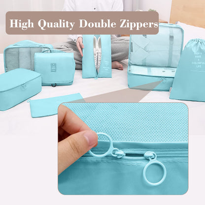 Cubos de embalaje para viajes, VITON, 8 piezas, para maletas