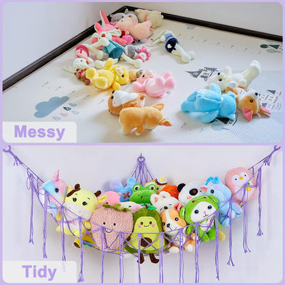 Esquina de hamaca de animales de peluche